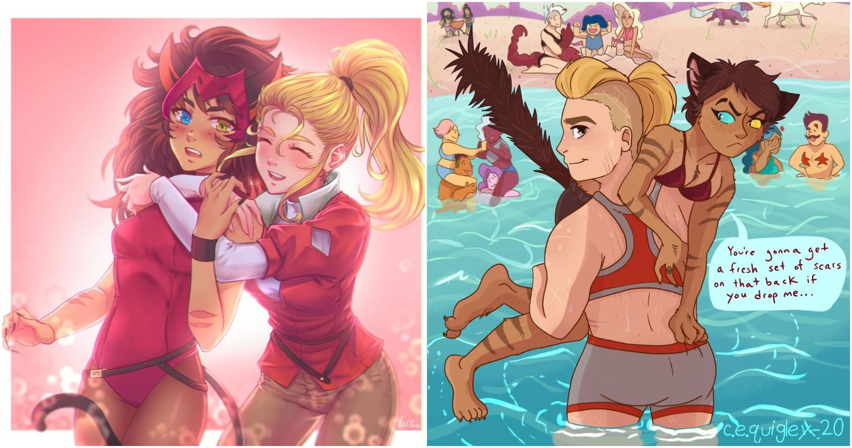 Featured image of post Adora And Catra Fan Art