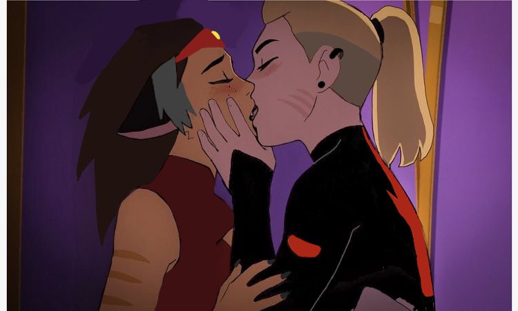 Featured image of post Catra And Adora Fanart Kiss