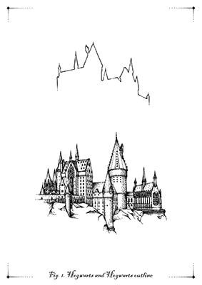 Hogwarts Silhouette Tattoo