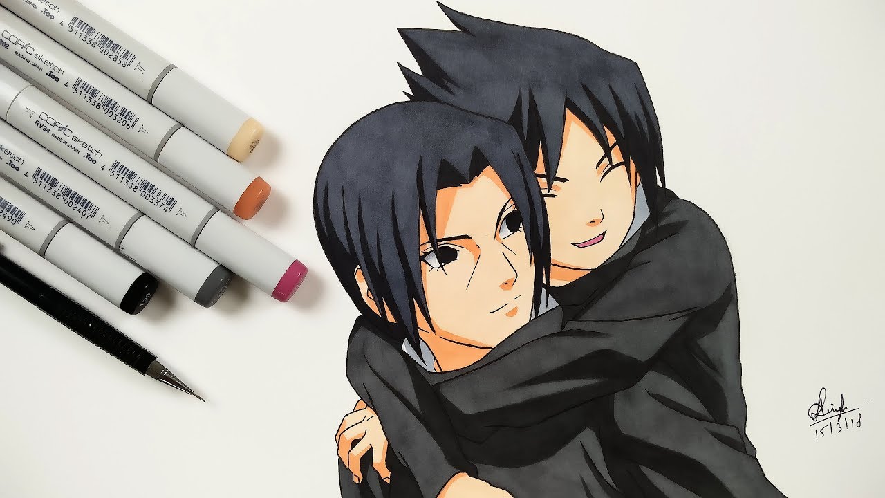 Featured image of post How To Draw Itachi And Sasuke