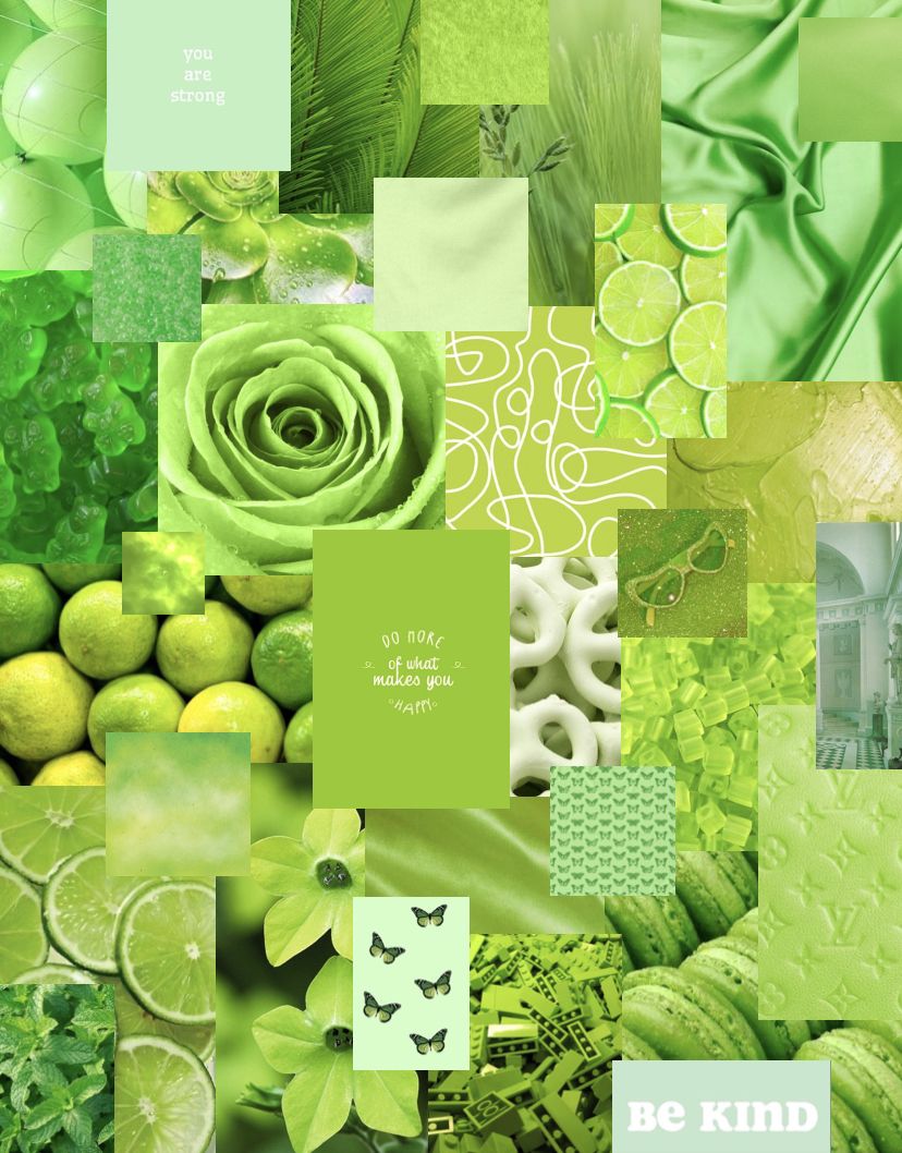 Featured image of post Lime Green Aesthetic Collage