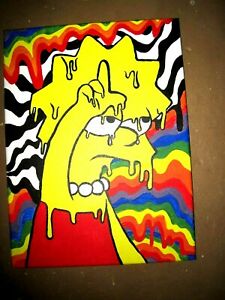 Featured image of post Lisa Simpson Canvas Painting Trippy